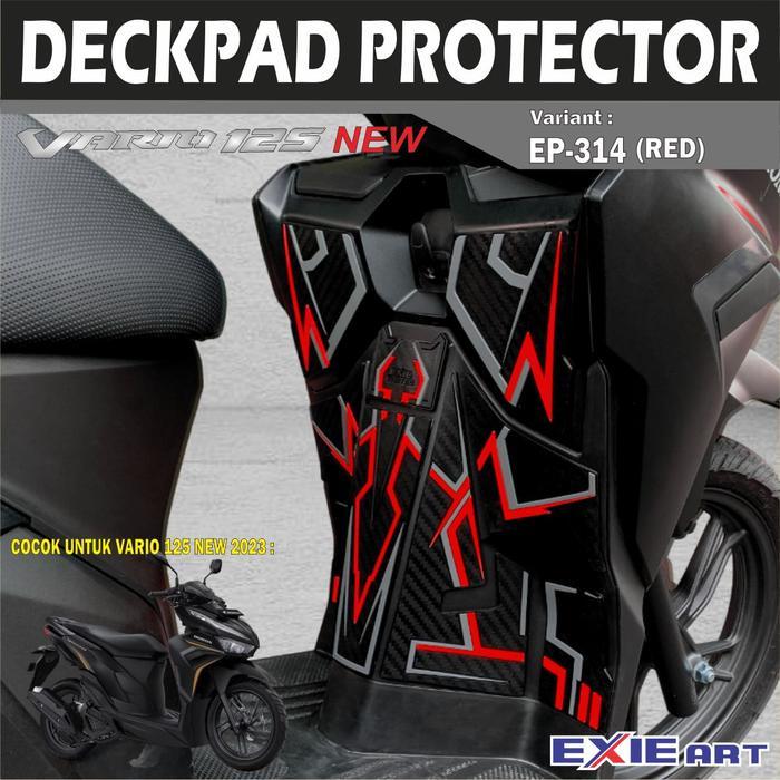 DECKPAD KARET KENDARAAN VARIO 125 NEW 2021-2025- TANKPAD VARIO - AKSESORIS VARIO 125 NEW
