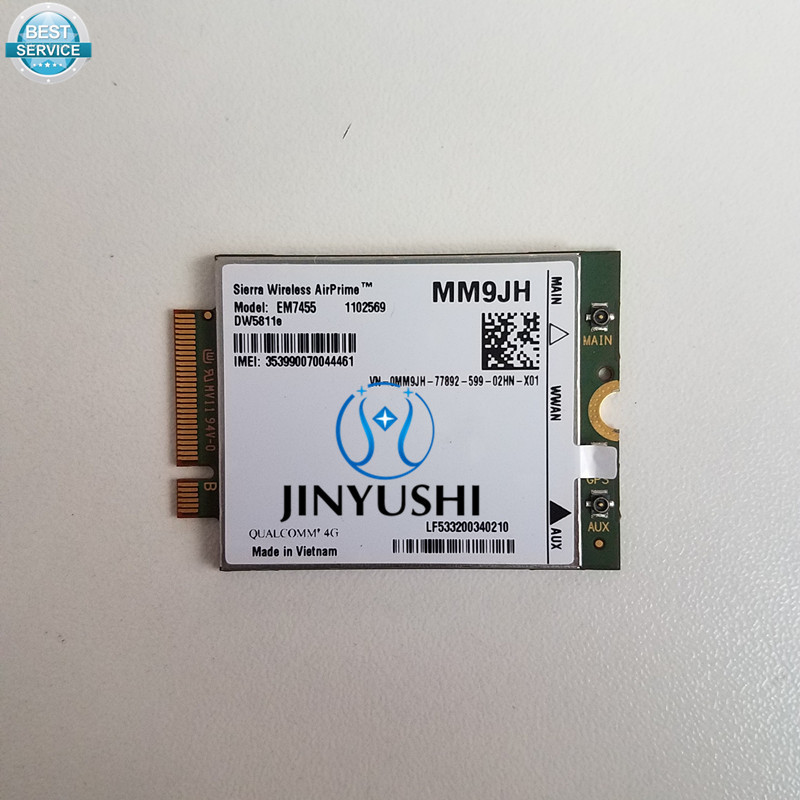  EM7455 DW5811E PN MM9JH DELL VERSION SIERRA WIRELESS FDD/TDD LTE CAT6 FOR E7270 E7470 E7370