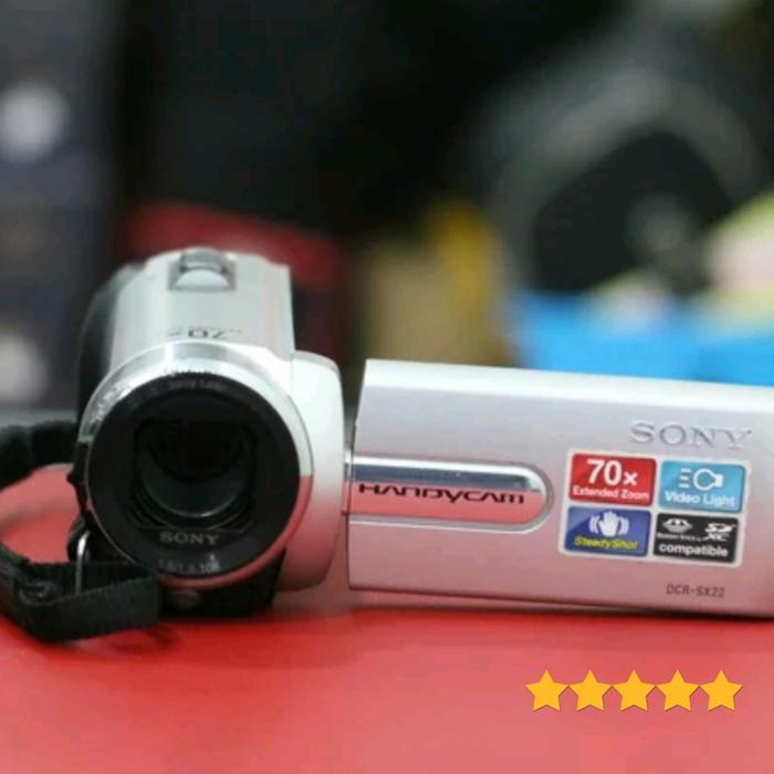Handycam Camcorder Sony DCR SX 22 SX22 Silver Murah