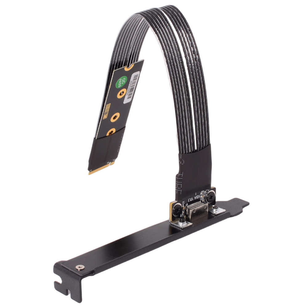 ADT-Link New PCIE 5.0 x4 Gen5 M.2 NVMe to SFF-8611/8612 Adapter Riser OCuLink Graphics Card External