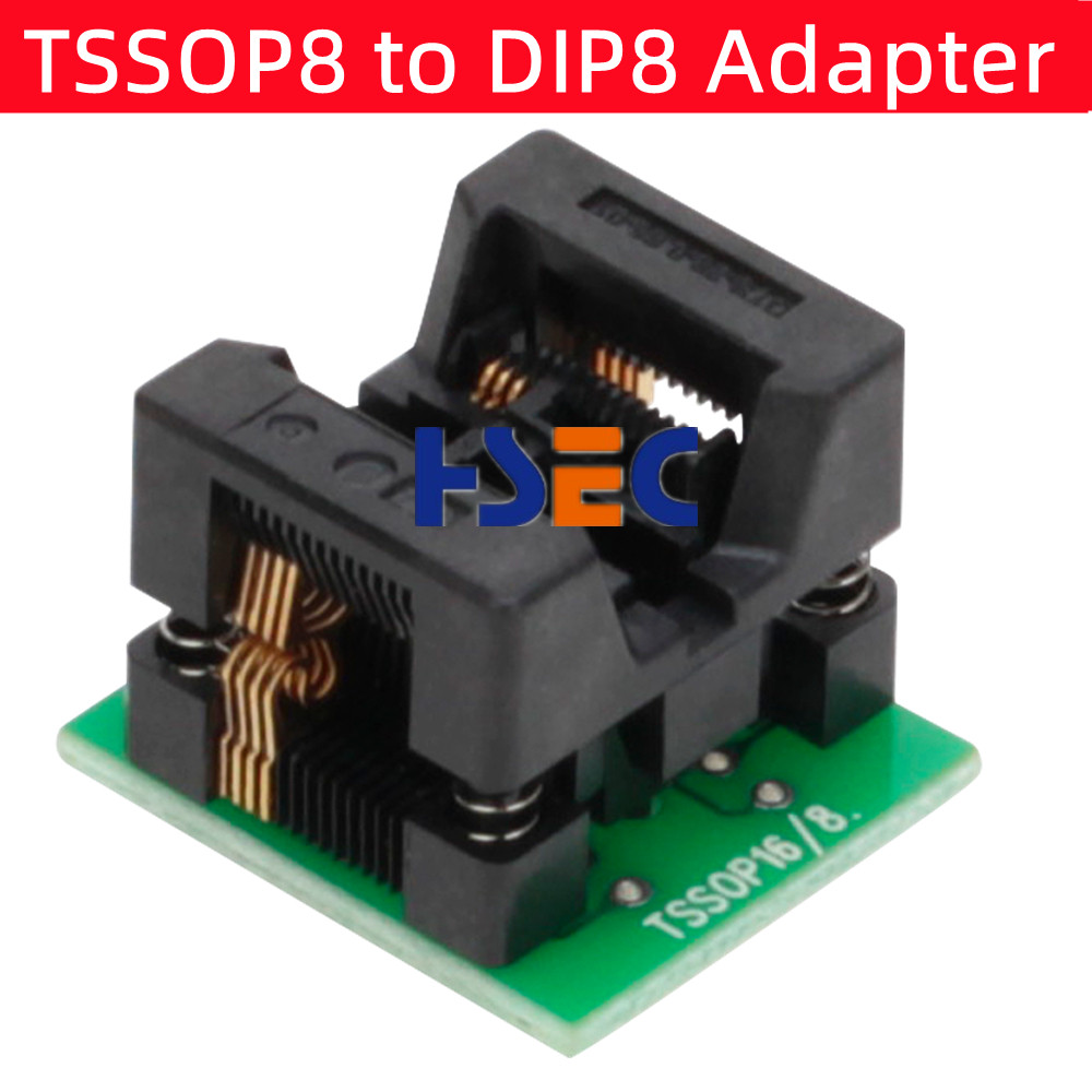 Top Quality TSSOP8 to DIP8 adapter socket / TSSOP8 IC Test for CH341A TL866ii RT809H/F T48