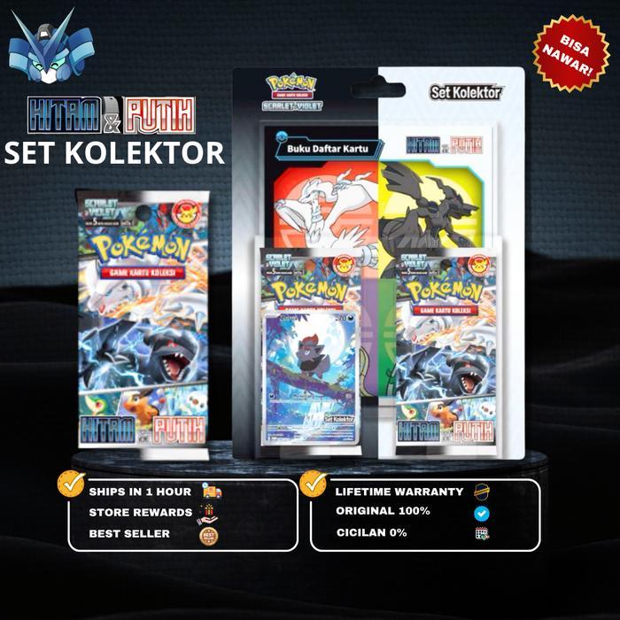 Pokemon TCG Indonesia Set Kolektor SV11S PC Hitam & Putih