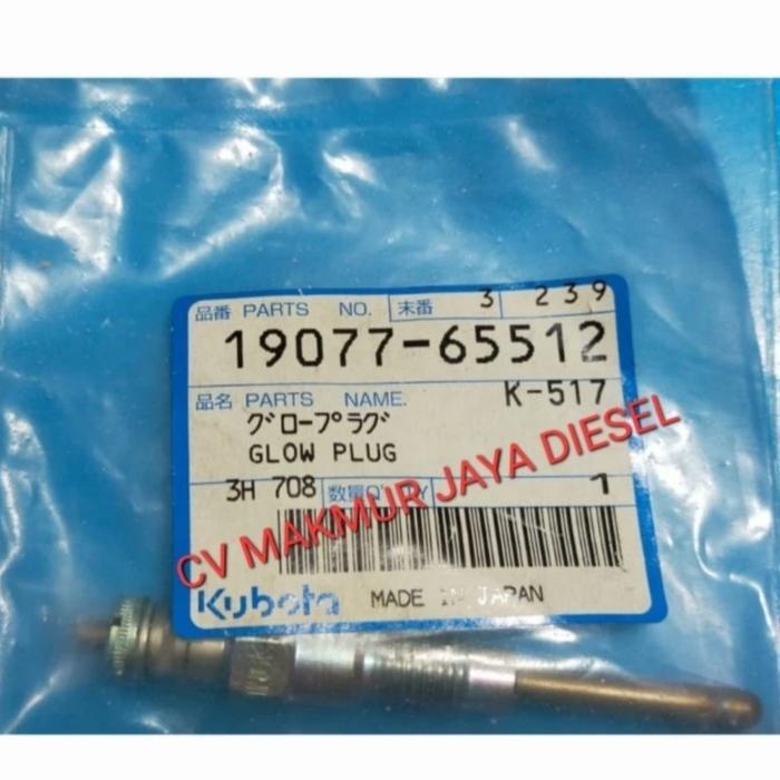 Glow Plug/Busi Pemanas L4400 19077-65512 Kubota