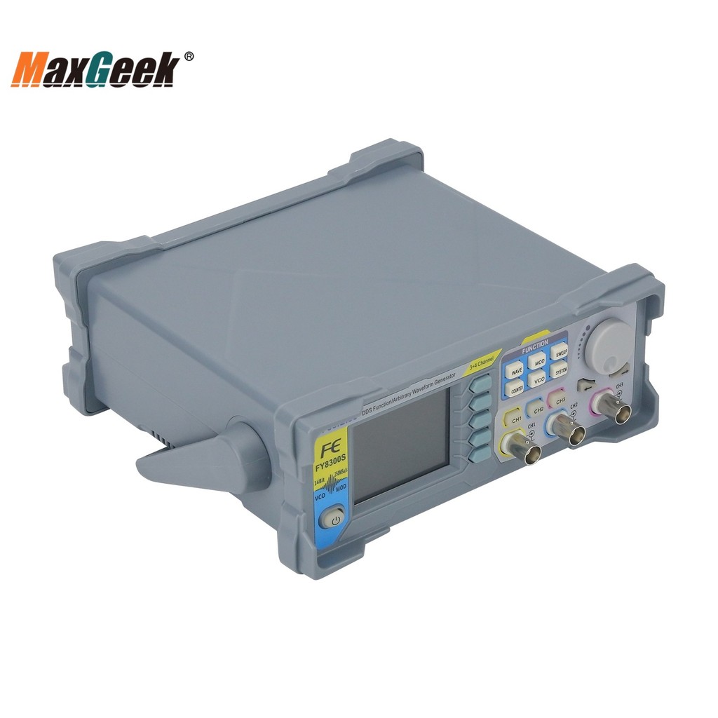 MAXGEEK FY8300S-20M 20MHZ 40MHZ 60MHZ 3-CHANNEL DDS FUNCTION ARBITRARY WAVEFORM SIGNAL GENERATOR 4CH