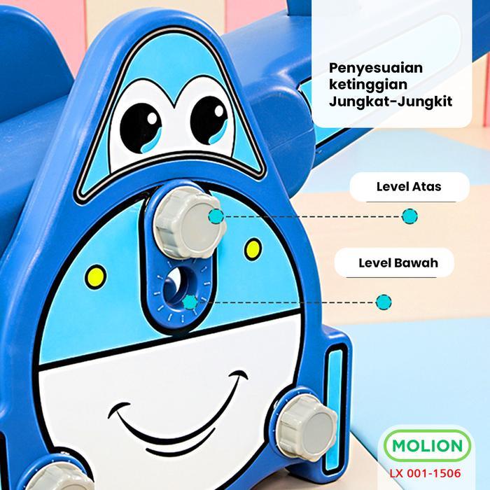PRODUK TERBATAS MOLION Mainan Jungkat Jungkit Anak Seesaw Jungkat-Jungkit Prosotan Plastik Kuda