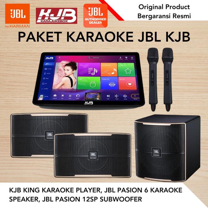 Paket Karaoke KJB KING Karaoke player JBL Pasion 6 Karaoke Speaker JBL Pasion 12SP Karaoke Subwoofer