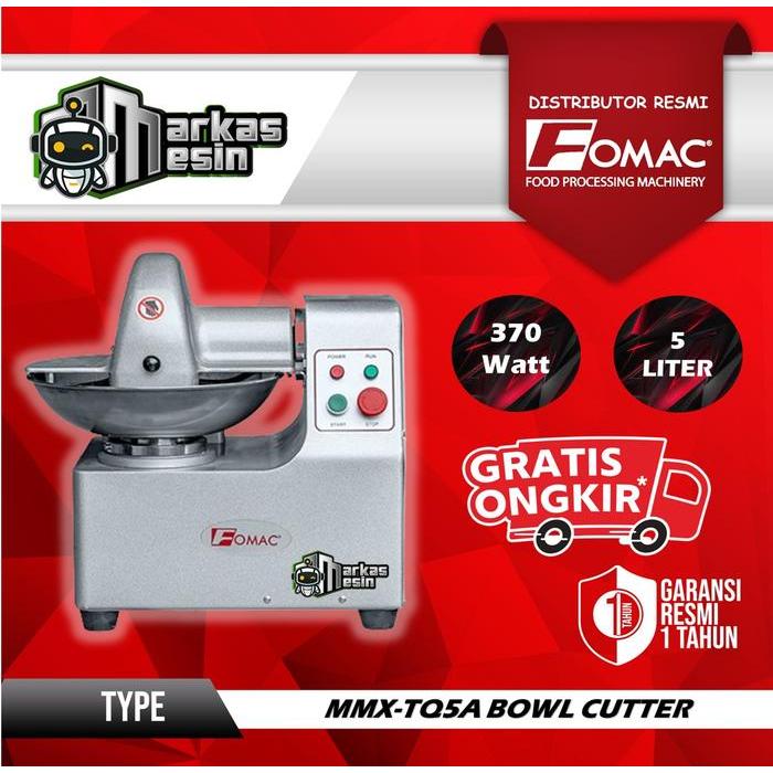 Mesin Pengaduk Adonan Daging Bakso Bowl Cutter MMX-TQ5A FOMAC - MMX-TQ5A