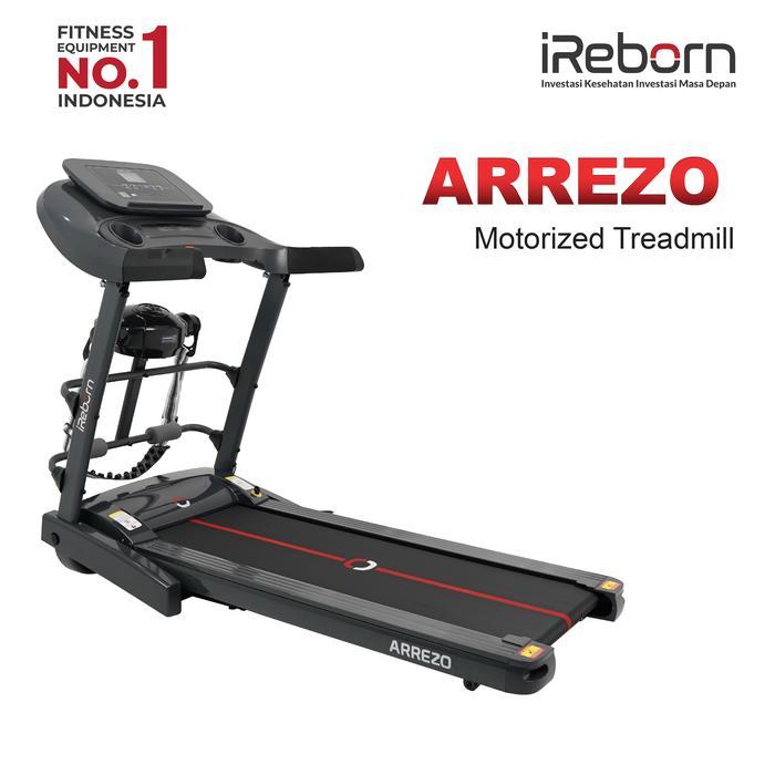PROMO TREADMILL ELEKTRIK IREBORN ARREZO - ALAT FITNESS GYM OLAHRAGA RUMAHAN
