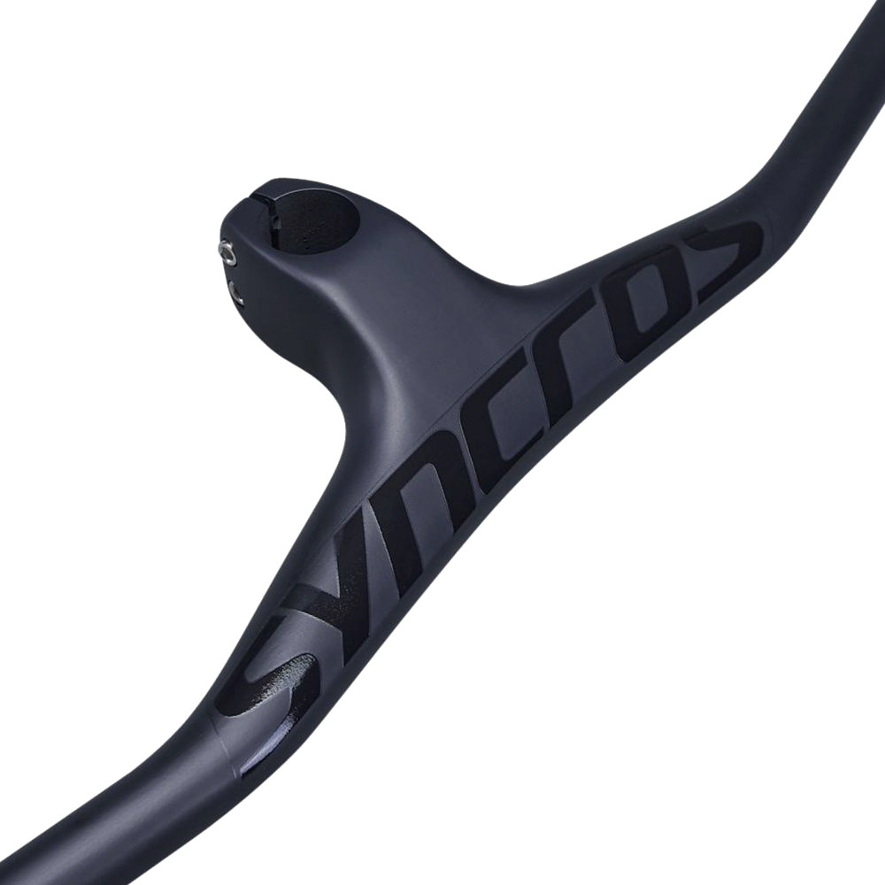 Syncros Handlebar Mountain Bike Integrated Handlebar Stem -17 Degrees Carbon Fiber Bicycle MTB