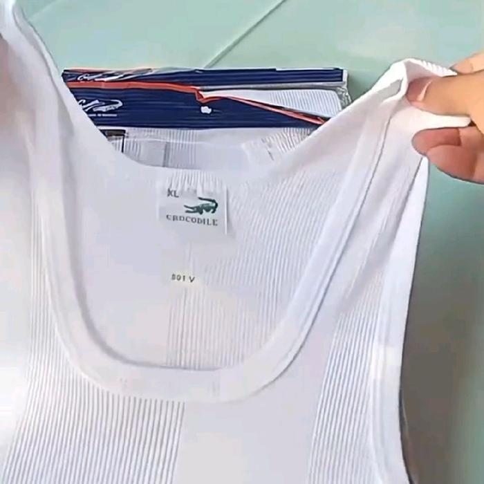 Promo Singlet Pria Crocodile Jumbo 100% Original - Singlet Pria Jumbo Crocodile - Kaos Dalam