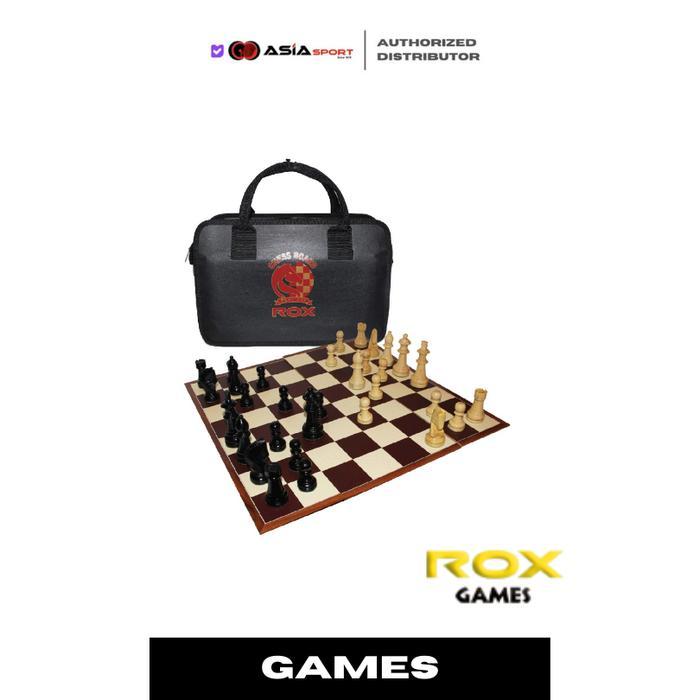 BERGARANSI Chess Rox Wood Percasi Catur Papan Catur Kayu Percasi L.8