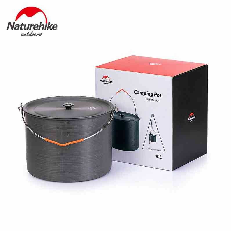 COOKING POT 10L WITH HANDLE NATUREHIKE NH19CJ003 [D8]
