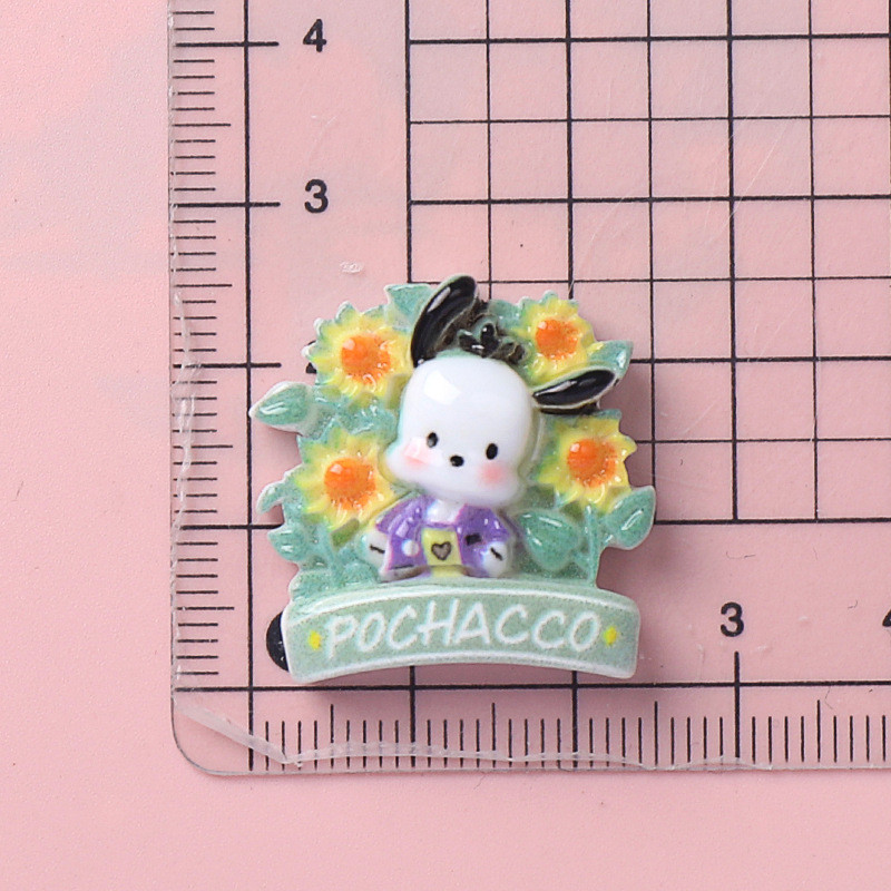 100pcs Cute Resin Cartoon Animals Flatback Scrapbook Embellishment for Hair Bows Accessories