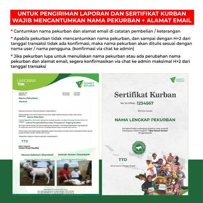 Promo Kurban / Qurban Kambing Super Premium - Dompet Dhuafa Berkualitas