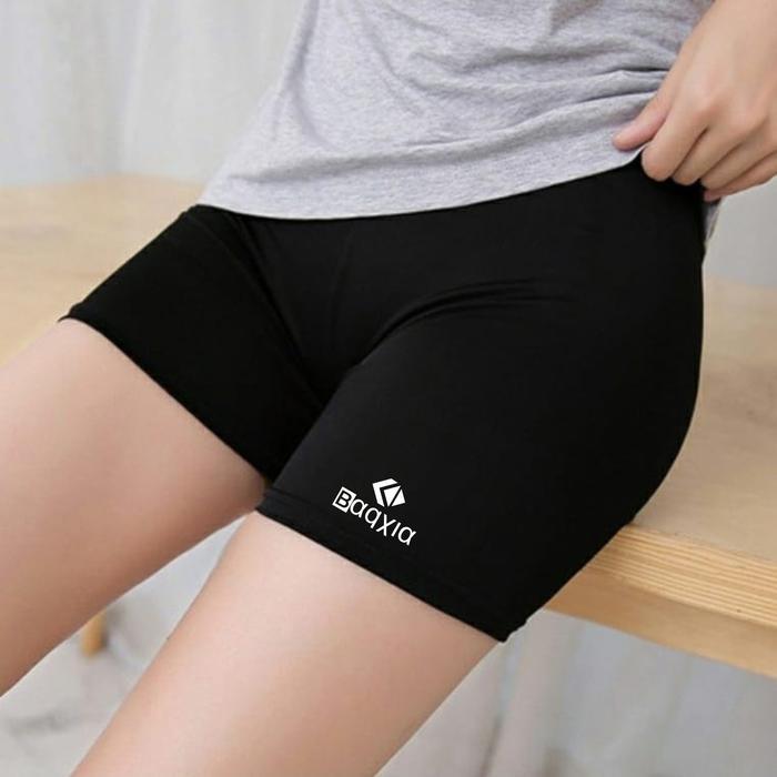Baqxia short pants Stretch celana PENDEK olahraga dewasa pria dan wanita sot Bahan Adem Elastis