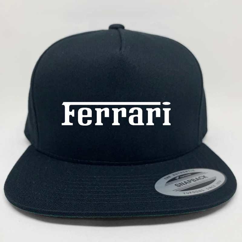 Topi Snapback ferrari Logo