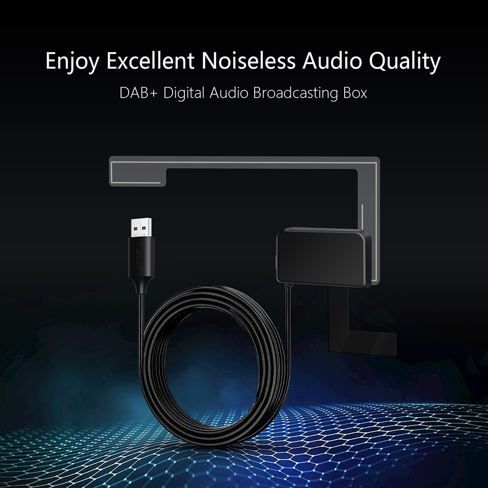 NEW Car DAB+ Box Digital Signal Receiver DAB+ Receiver Antenna Aerial USB Interface Portable For