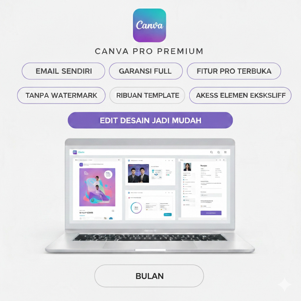 Canva Pro Premium 50000 Template Feed Sosmed IG | Software Termurah Garansi