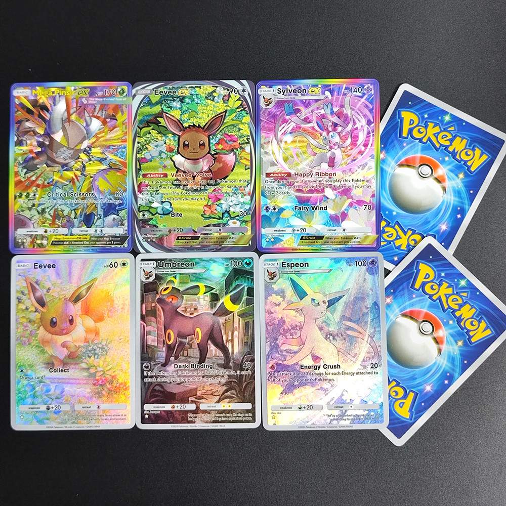 1 Box PTCG Pocket Series English Random Flash Card Umbreon Sylveon Umbreon Mega Pinsir Game