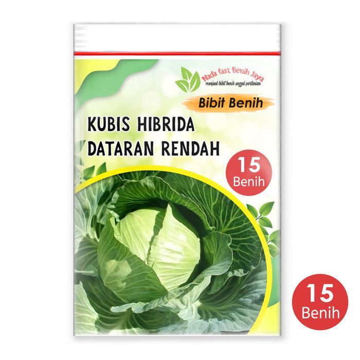 BERKUALITAS 15 biji Bibit Kubis hibrida F1 - benih sayuran Kubis Hibrida dataran rendah
