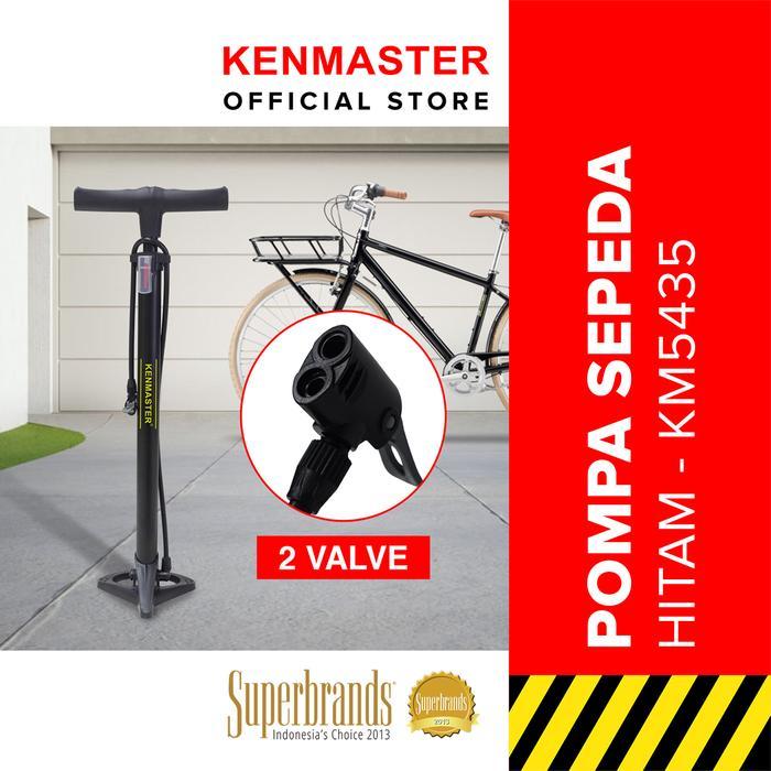 Krisbow - Pompa Sepeda / Pompa Motor Km-5435 - Besi Serbaguna - Hitam - Pmpa043