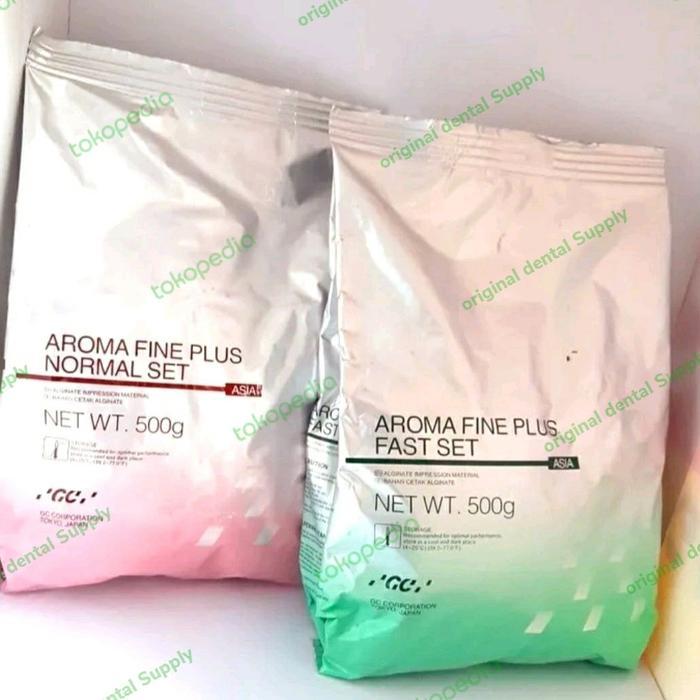 Dental Alginat Aroma Fine Plus Normal Set / Bahan Cetak Figi Alginate