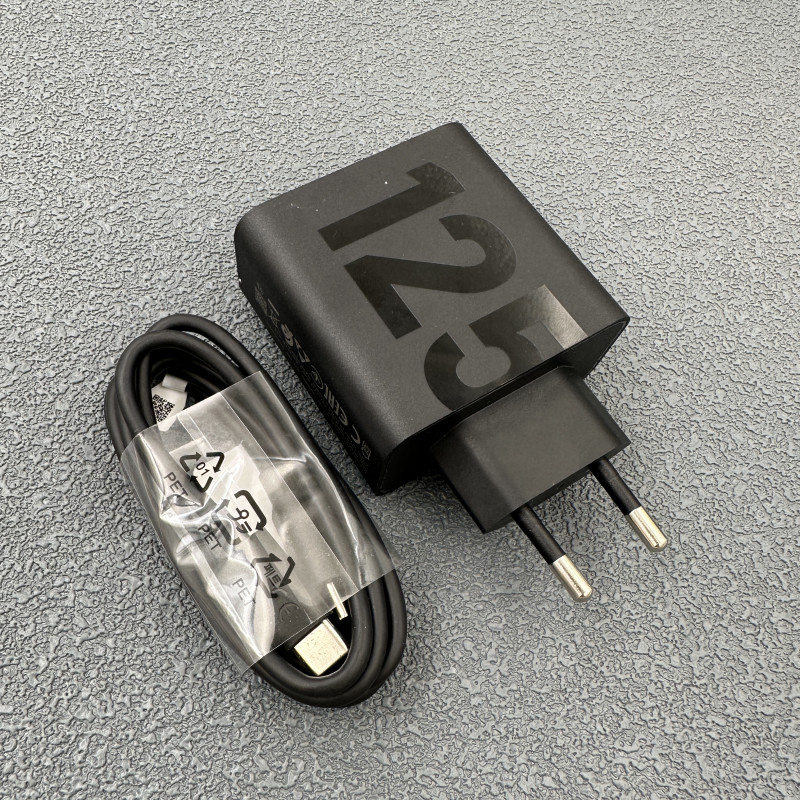 NEW For Motorola 125W Charger EU PD Turbo Power Adapter USB C to Type C Cable For Moto Edge 30 50 40