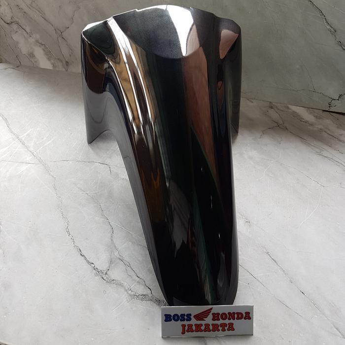 SPAREPART REVO ABS : 61100-KWW-A00AFB SPAKBOR DEPAN HITAM REVO ABSOLUTE 110 KARBU ORI AHM HEMAT