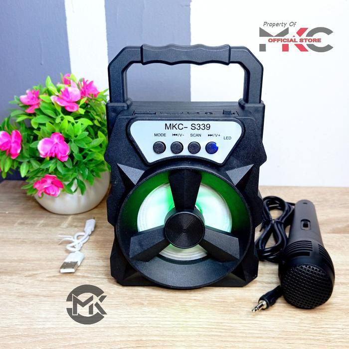 Speaker Bluetooth Wireless Sqrs-663 Portable Bisa Karaoke 3Inc
