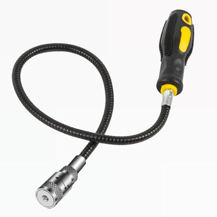Obeng Magnet Fleksibel dengan Lampu LED - ObengMagnetLED-6658