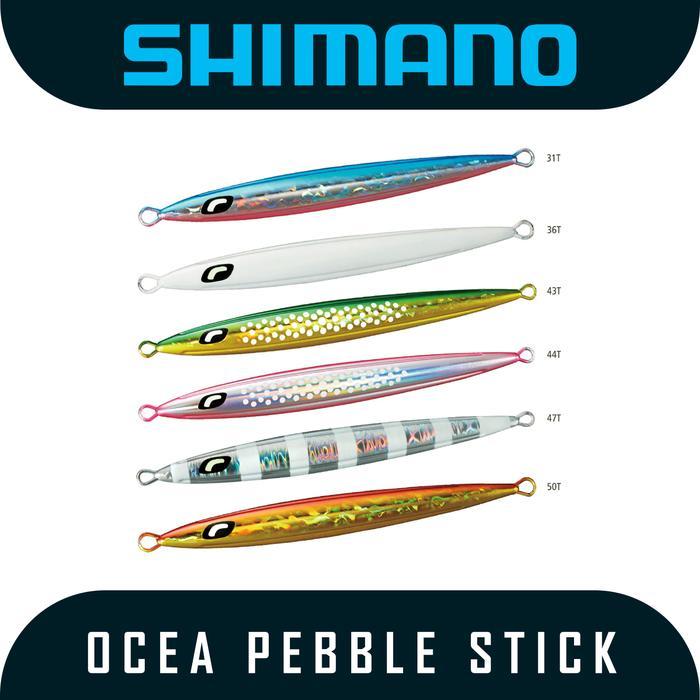 Umpan Pancing Metal Jig Merk Shimano Ocea Pebble Stick 120gr