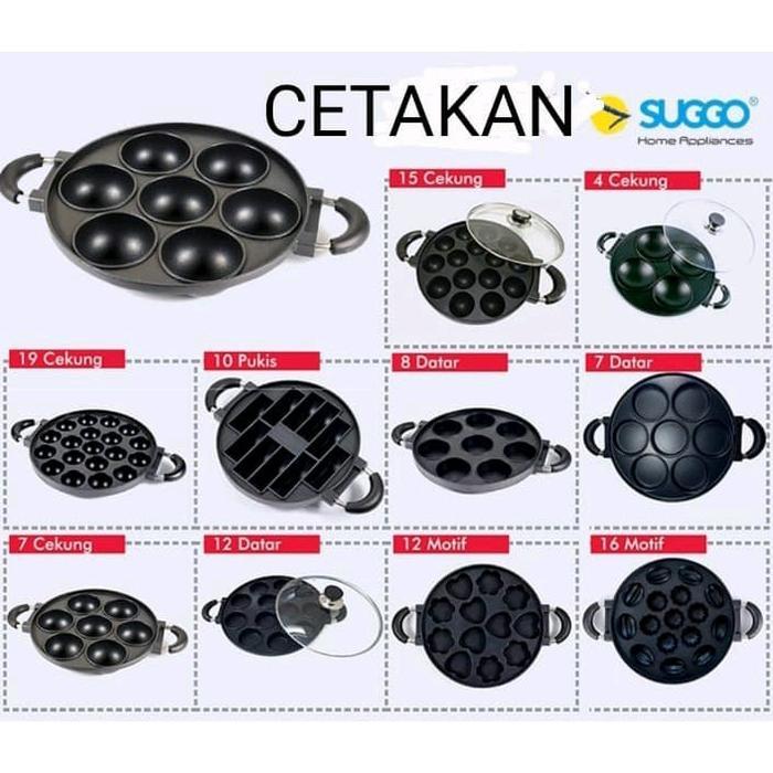 cetakan suggo 7lubang / 8 lubang / pukes / apem