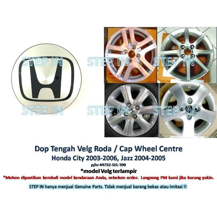 Grosir Dop Tengah Velg Roda Honda Jazz 2004-2005 Cap Wheel City 2003-2006