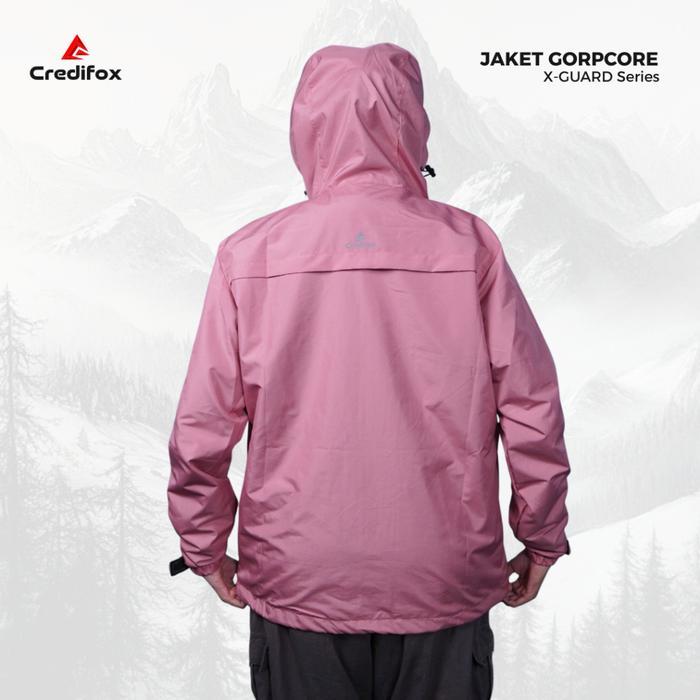 CREDIFOX Jaket Gorpcore X Guard Series Bahan Taslan JN - Jaket Gorpcore Saku Gamblok - Jaket