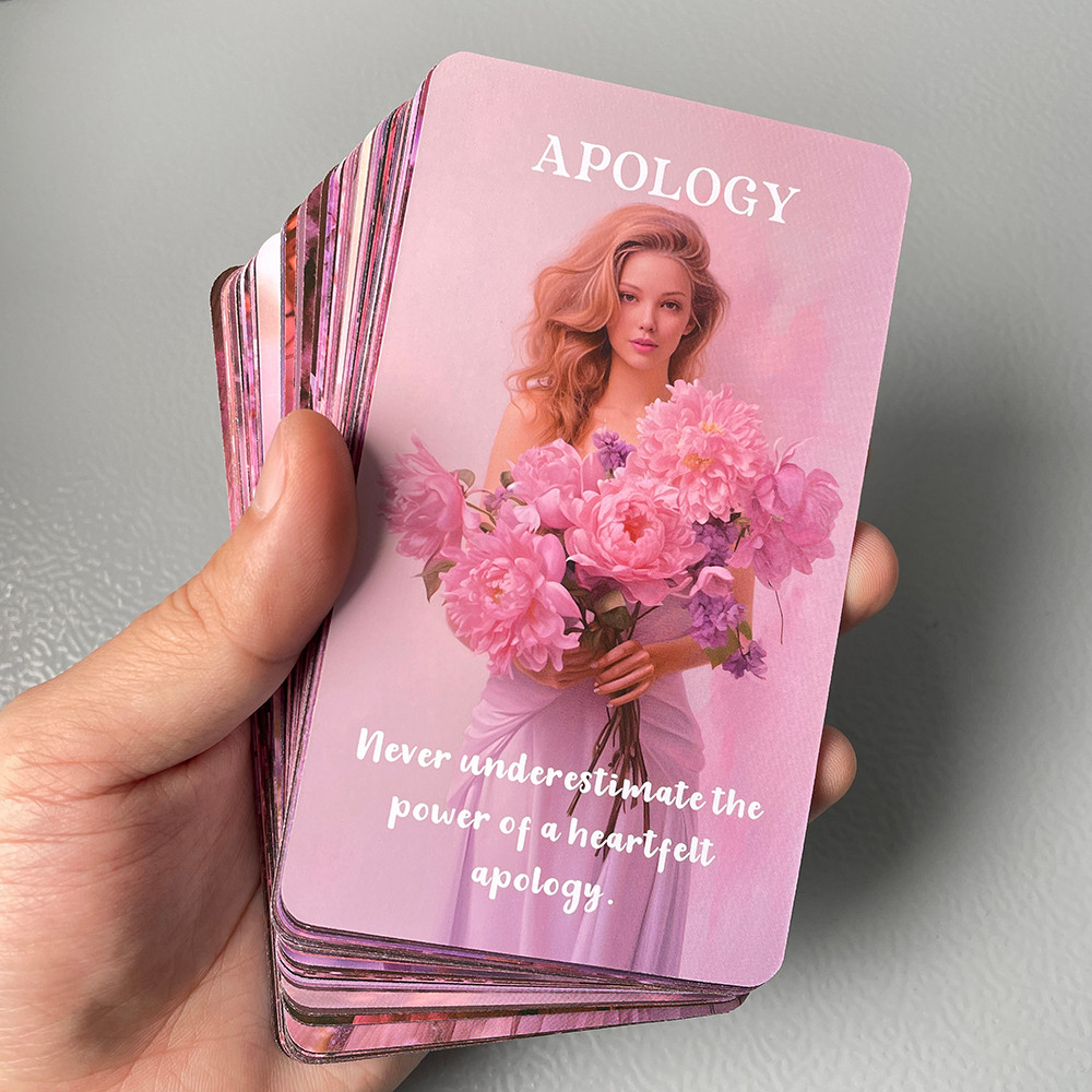 Romance and Love Oracle Cards Tarot English Version 12x7cm in Box Fortune Telling Toys Prophecy