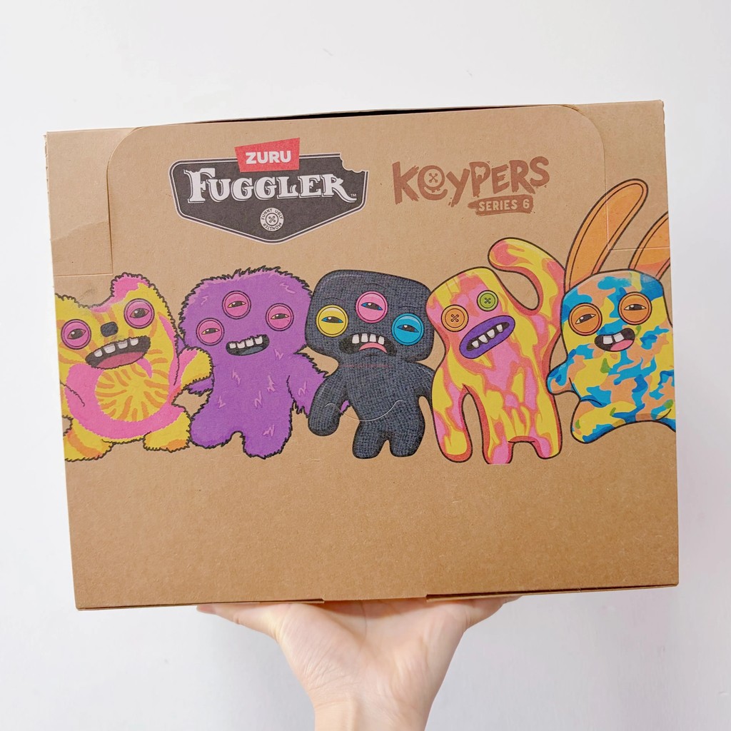 Hot Genuine In Stock Fuggler Keychain Series Blind Box V6 Tooth Monster Funkey Keychain Ugly-Cute