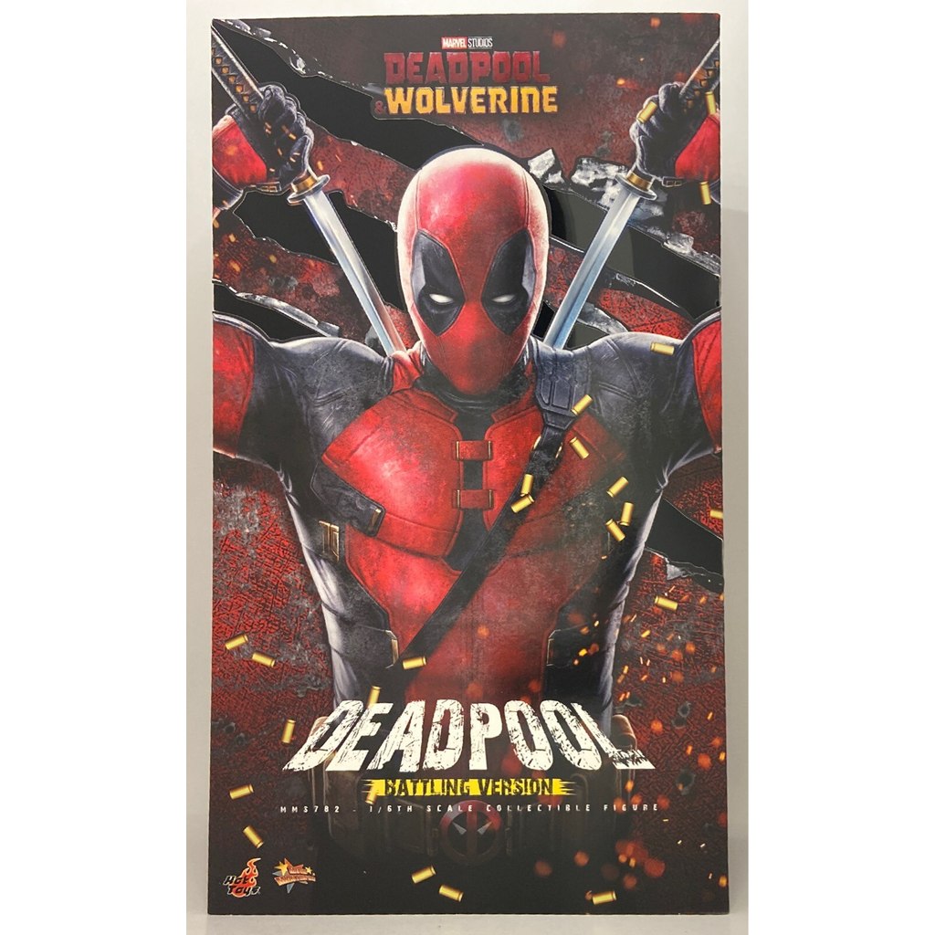 Hot Toys MMS 682 Deadpool & Wolverine - Deadpool Battling Ver