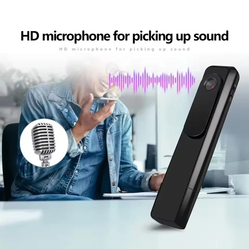 Portable Pen Camera Body Camera 1080P FHD HD Video Voice Recorder Portable Recording Pen Camcorder