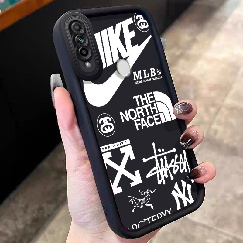 Casing Hp untuk OPPO A31 A8 Case Hitam Putih Streetwear Kasing silikon Cesing Softcase Anti Cepat Ke