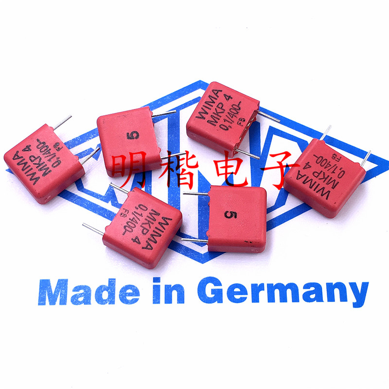 30PCS WIMA GERMANY CAPACITOR MKP4 400V 0.1UF 400V 104 100NF PITCH 10 SIZE FREE SHIPPING