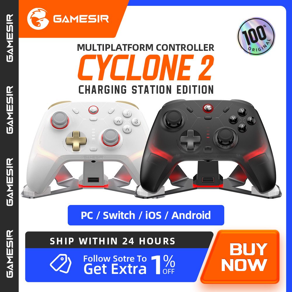 Gamesir Cyclone 2 Controller  Switch PC Joystick Wireless Gamepad Pro Controller for