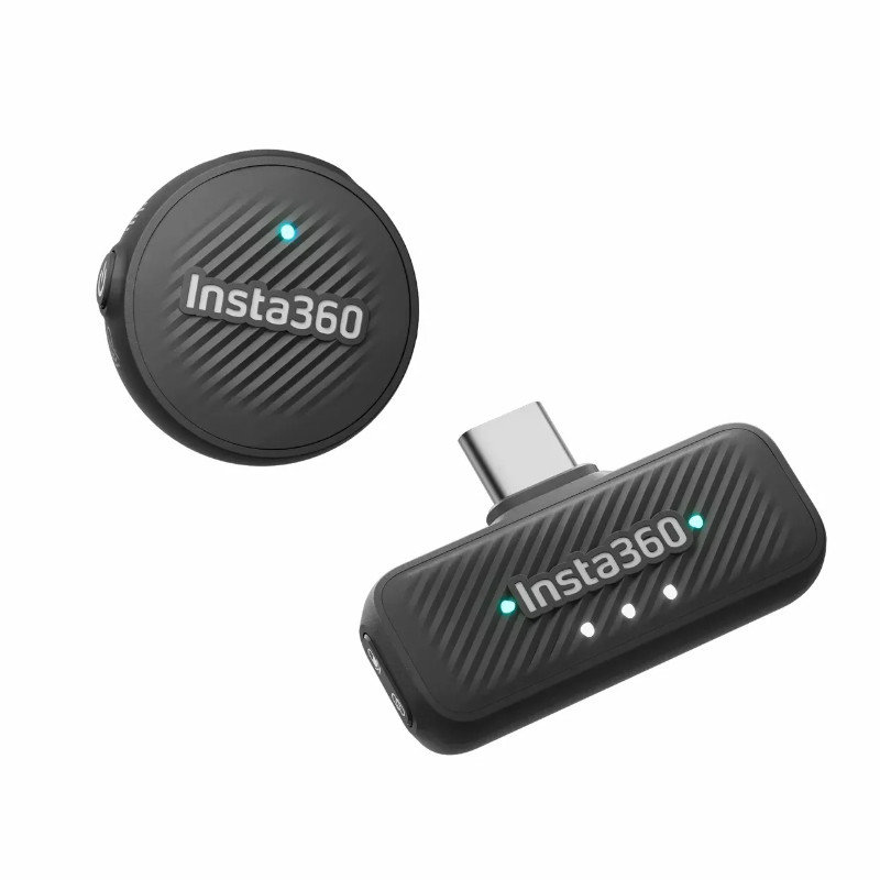 Insta360 Mic Air Mini 7.9g 48kHz Magnetic Transmitter Audio Microphone For Insta 360 X5 X4 Ace Pro 2