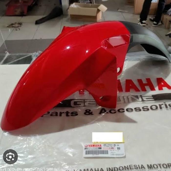 SPAKBOR DEPAN YAMAHA R15 V2 MERAH CABE ORIGINAL