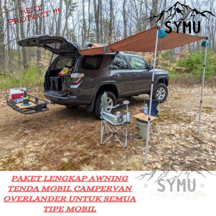 Paket Tenda Awning Mobil Campervan Camping 3x3 M - Paket Awning Tenda Samping Mobil Camping