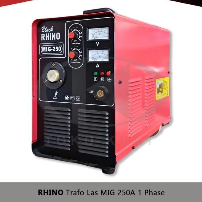 Mesin Las CO2 CO Inverter RHINO MIG 250 1 Phase MIG WELDER IGBT