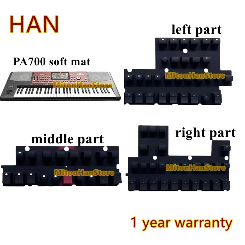 New Original For Korg PA700 Electronic Keyboard Function Key Conductive Rubber Mat Protective