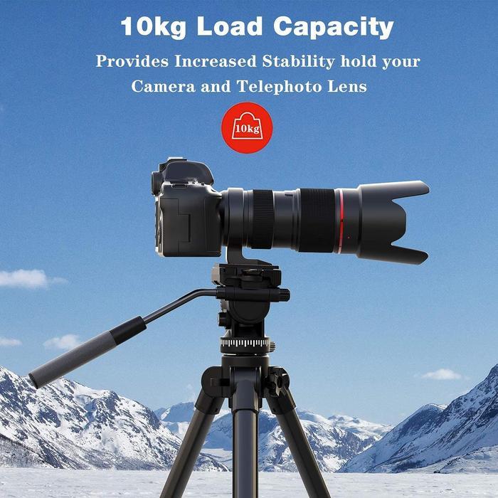Tripod Video Kingjoy Vt-1500 Fluidhead Profesional Video Kamera