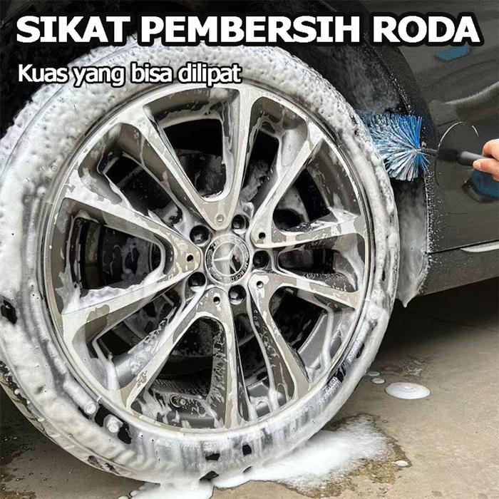 Sikat Nano Pro: Pembersih Roda, Mesin & Knalpot Mobil-Motor, Poles Ban - Solusi Detailing Lengkap