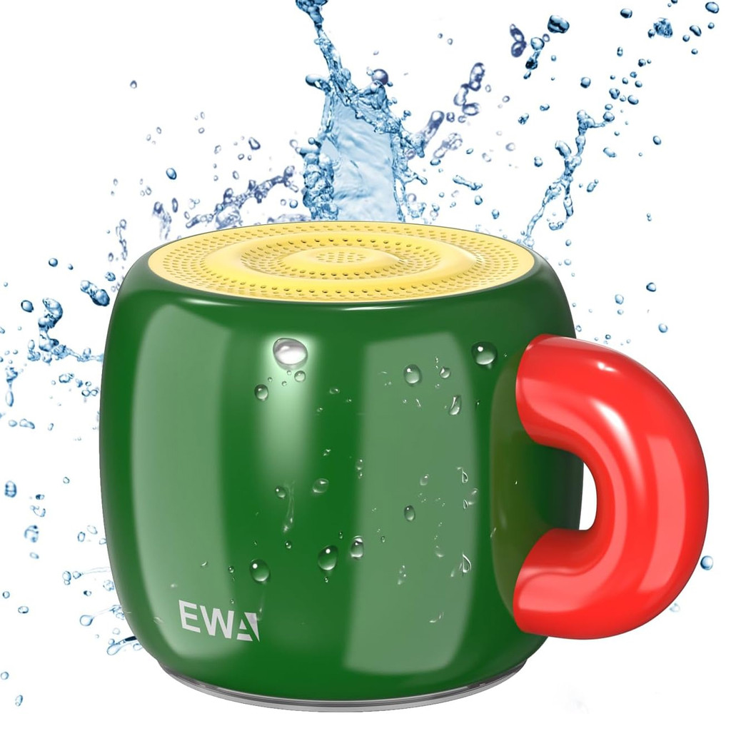 EWA Mini Wireless Bluetooth 5.4 Speaker Bass Sound,Daily Waterproof Speaker,Portable Metal Speaker