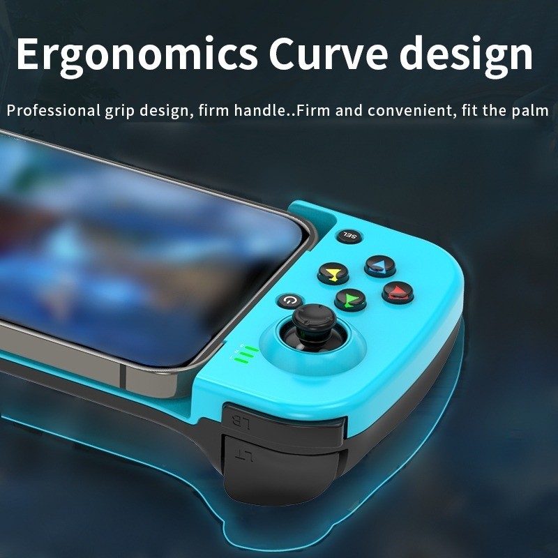 D3 Wireless Stretchable Game Controller Bluetooth 5.0 Mobile Phone Gamepad Controller For Samsung